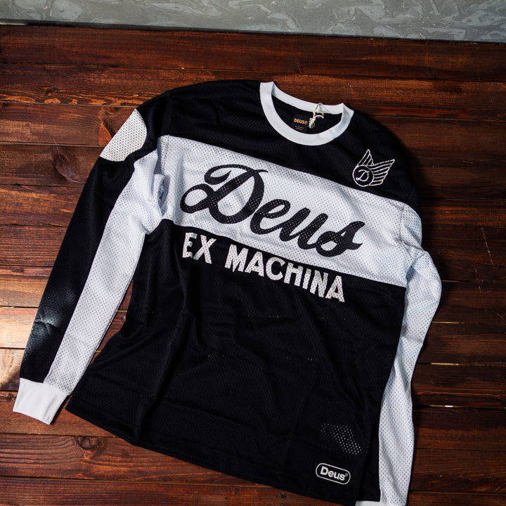DEUS EX MACHINA - Black/White - Saber Moto Jersey