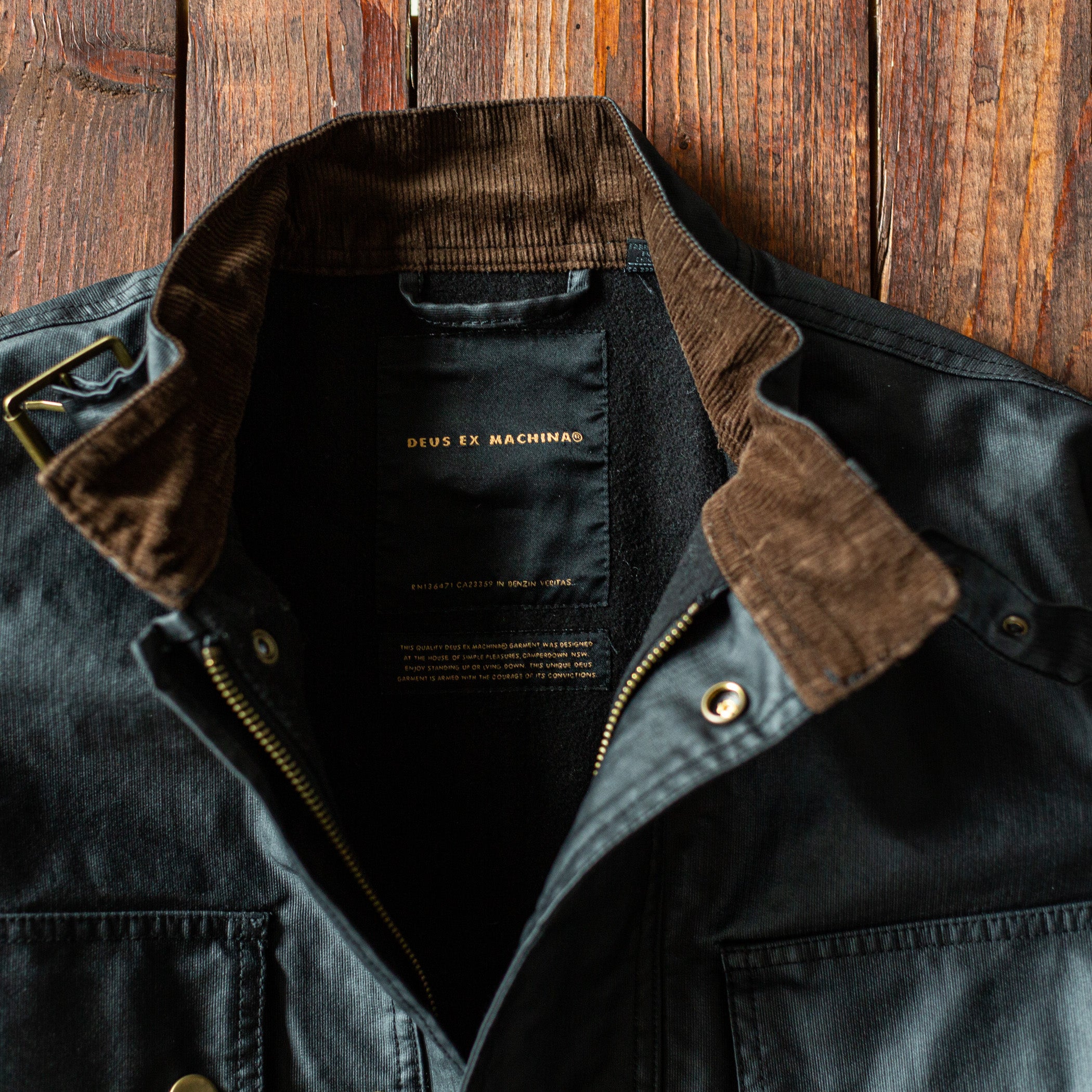 DEUS EX MACHINA - Trials Jacket - Dry-Waxed cotton