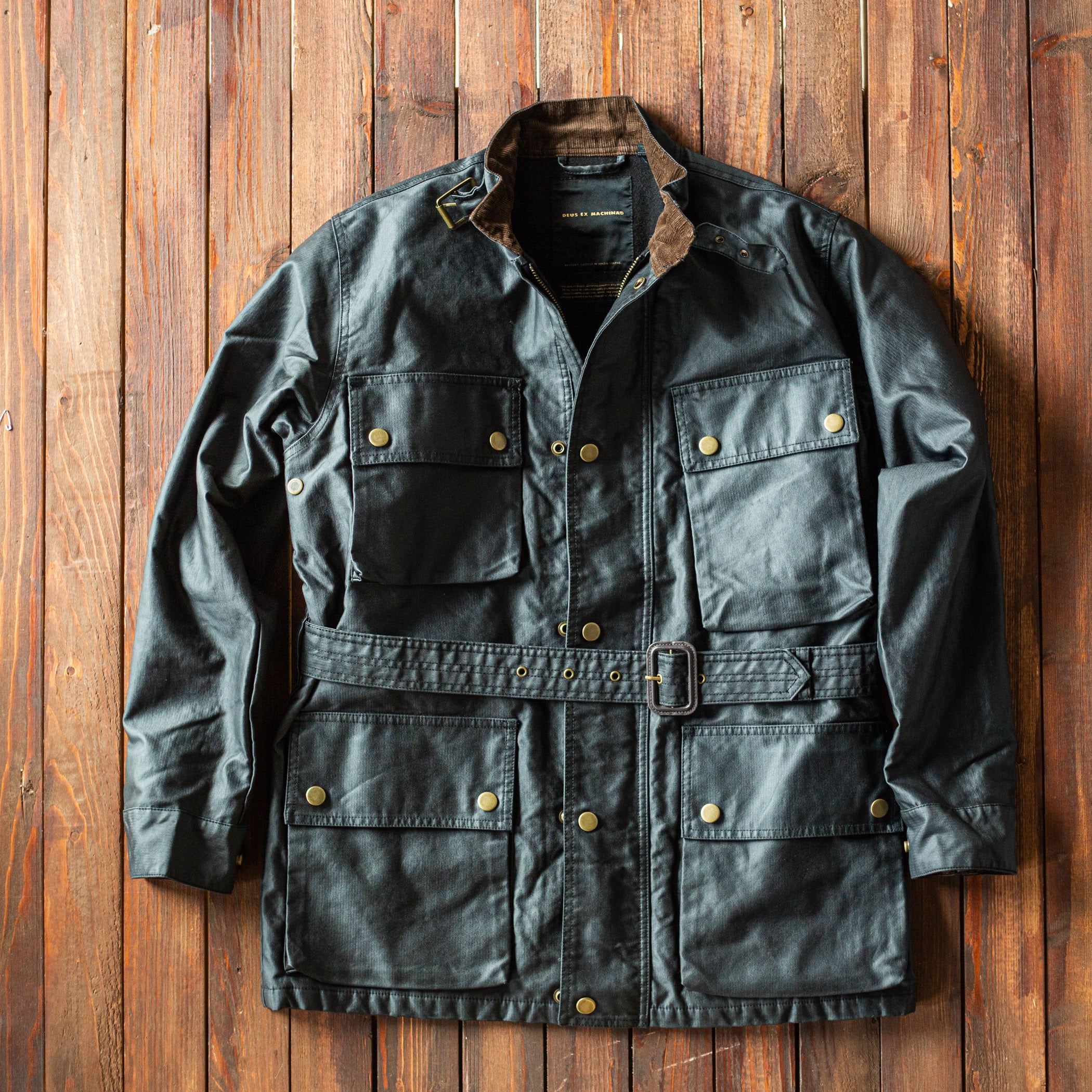DEUS EX MACHINA - Trials Jacket - Dry-Waxed cotton