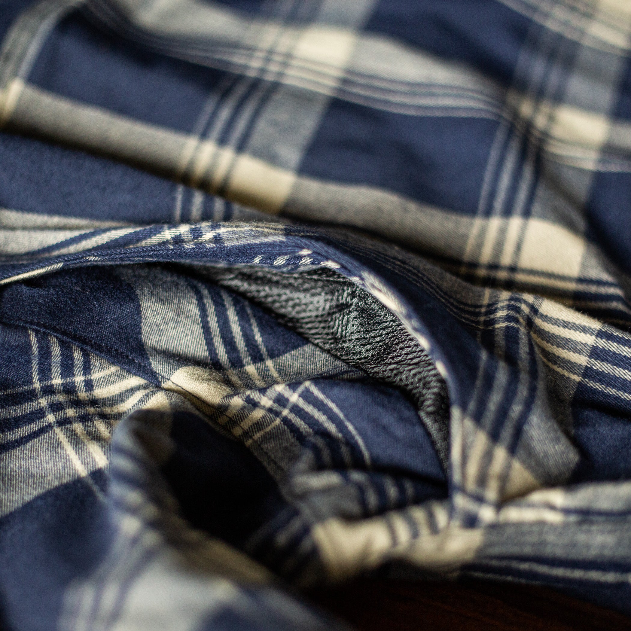 Roark - Diablo Long Sleeve Flannel - SAND/BLUE