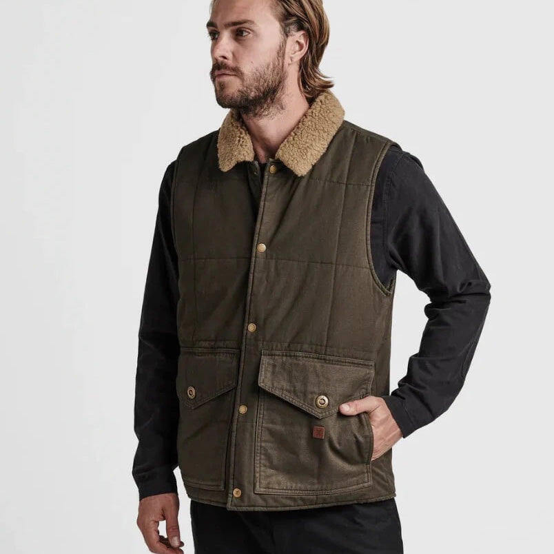 ROARK -  LIVINGSTON VEST - Brown