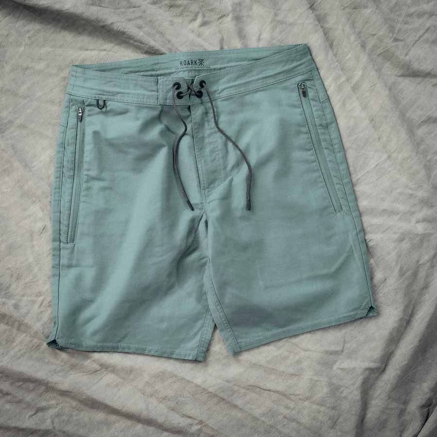 Shorts - layover 2.0 - gray blue/turquoise