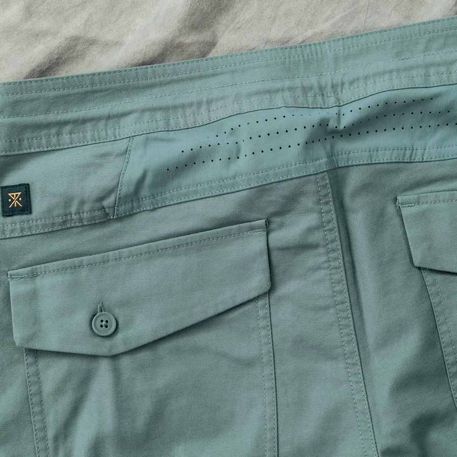 Shorts - layover 2.0 - gray blue/turquoise