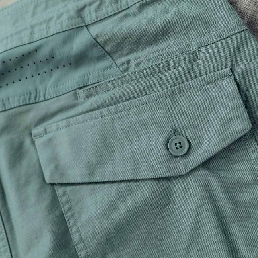 Shorts - layover 2.0 - gray blue/turquoise