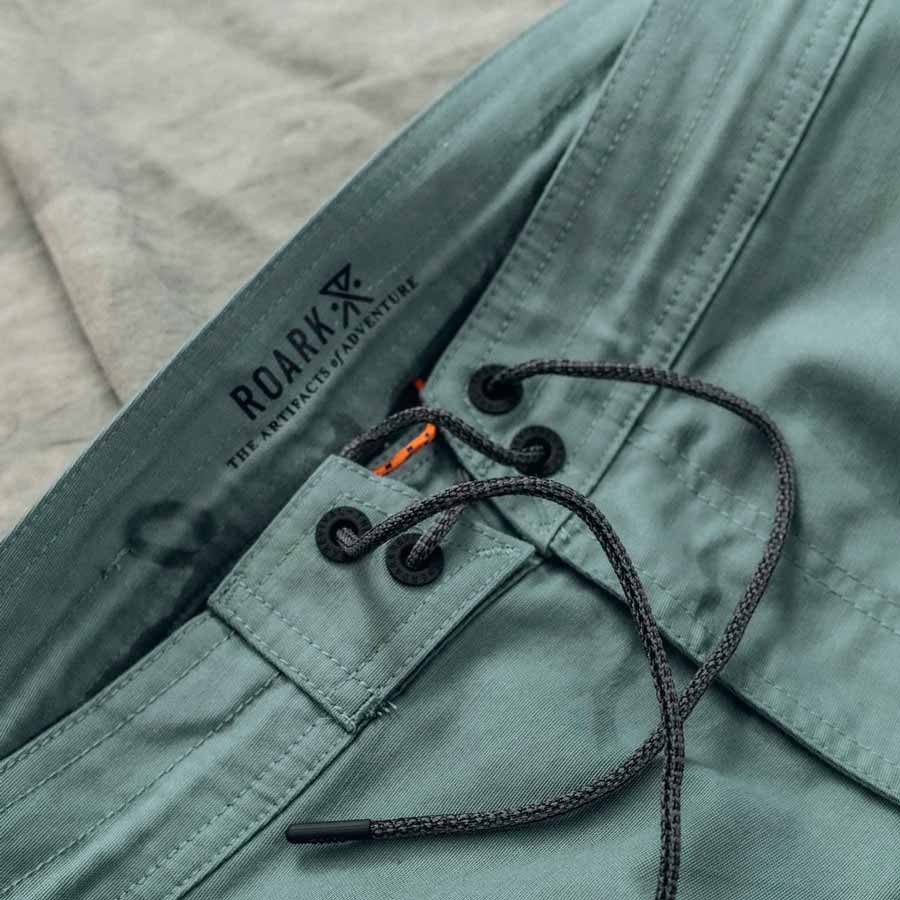 Shorts - layover 2.0 - gray blue/turquoise