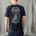 T-shirt Cobra grå heavy washed