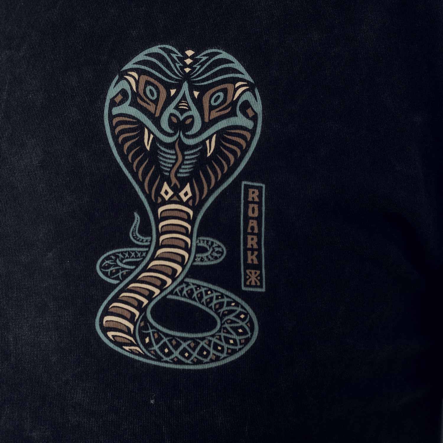 T-shirt Cobra gray heavy washed