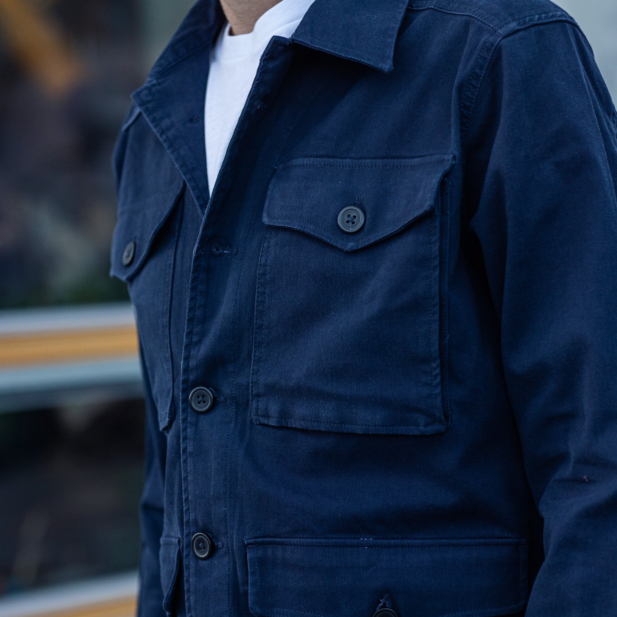 IRON & RESIN - MILITARY JACKET - NAVY