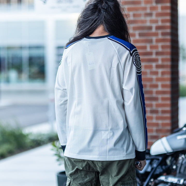 DEUS EX MACHINA - THE BEAT WHITE - MOTO JERSEY