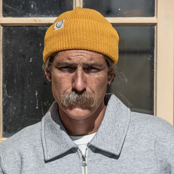 Deus EX MACHINA - WOOL DECK BEANIE - YELLOW