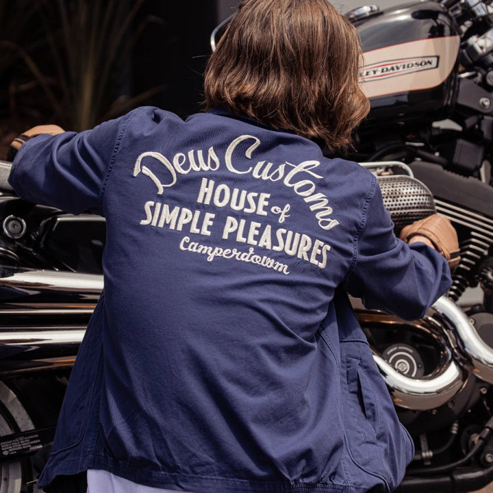 Deus Ex Machina - Gulf Drizzler Jacket - Work Blue