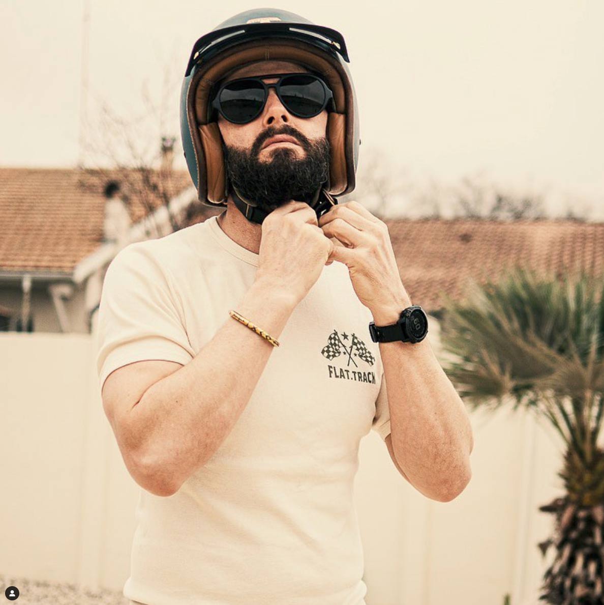 Brut Indigo - Flat track - short sleeve