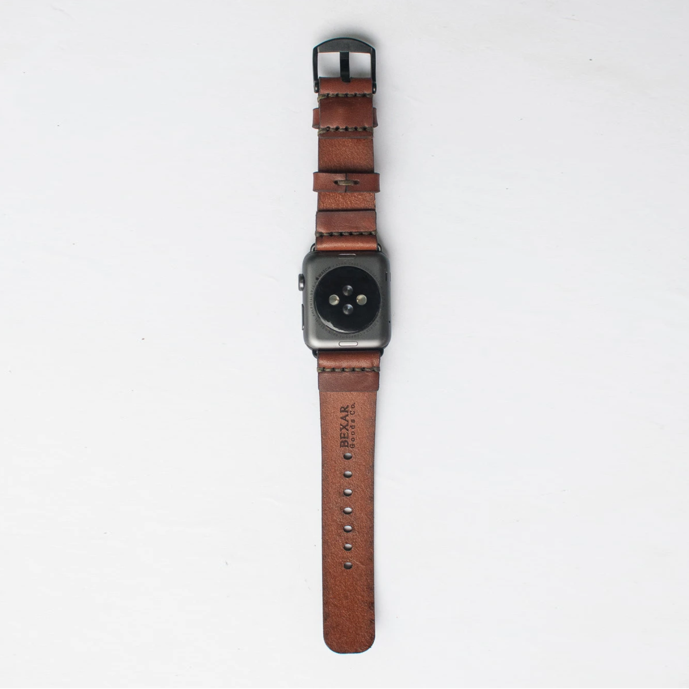 BEXAR GOODS - Watch strap for Apple Watch (large frame) - dark brown