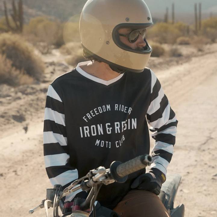 Iron and Resin - Long sleeve shirt - Black/white - Race