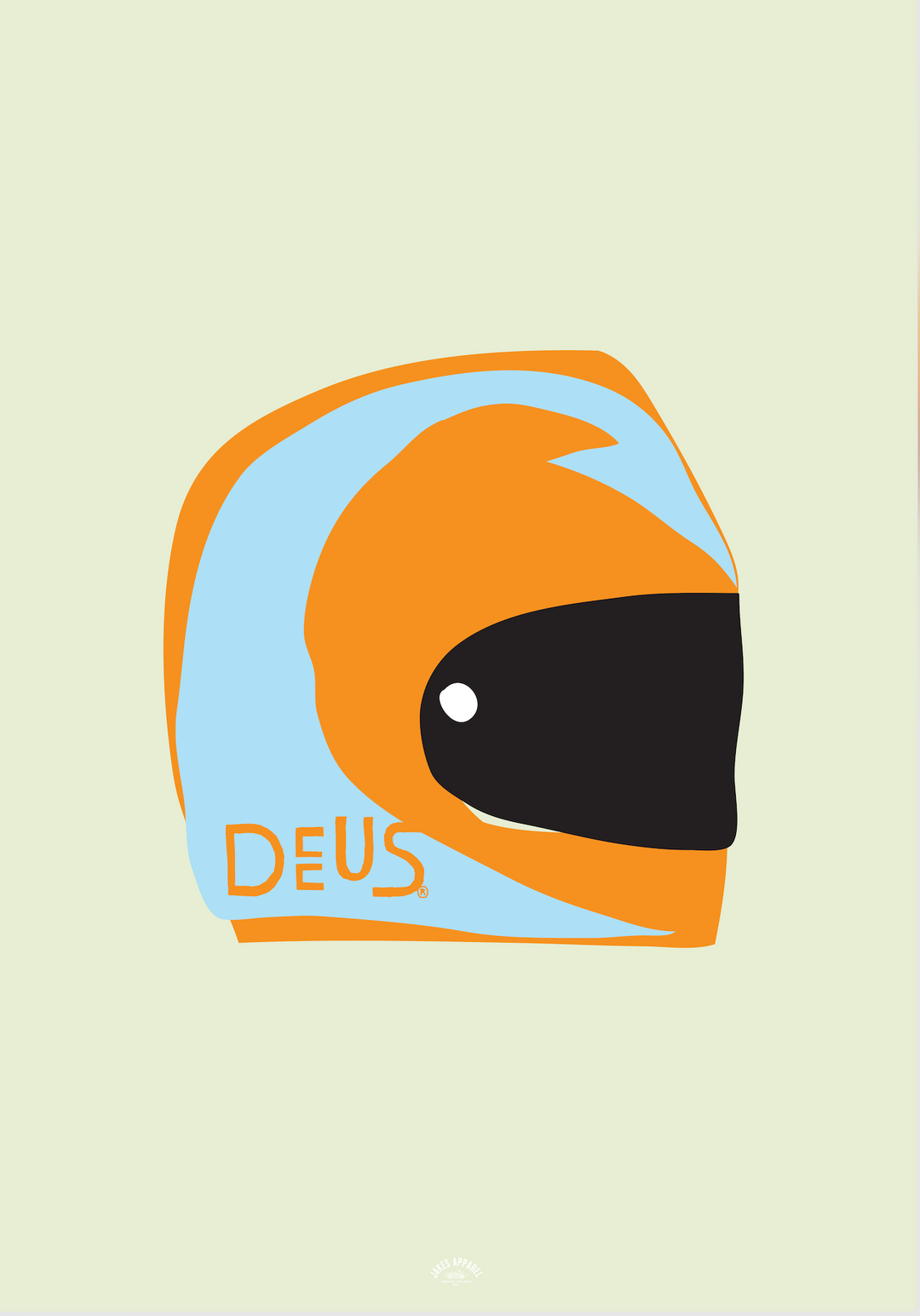 Plakat 35x50 cm - DEUS "HELMET"