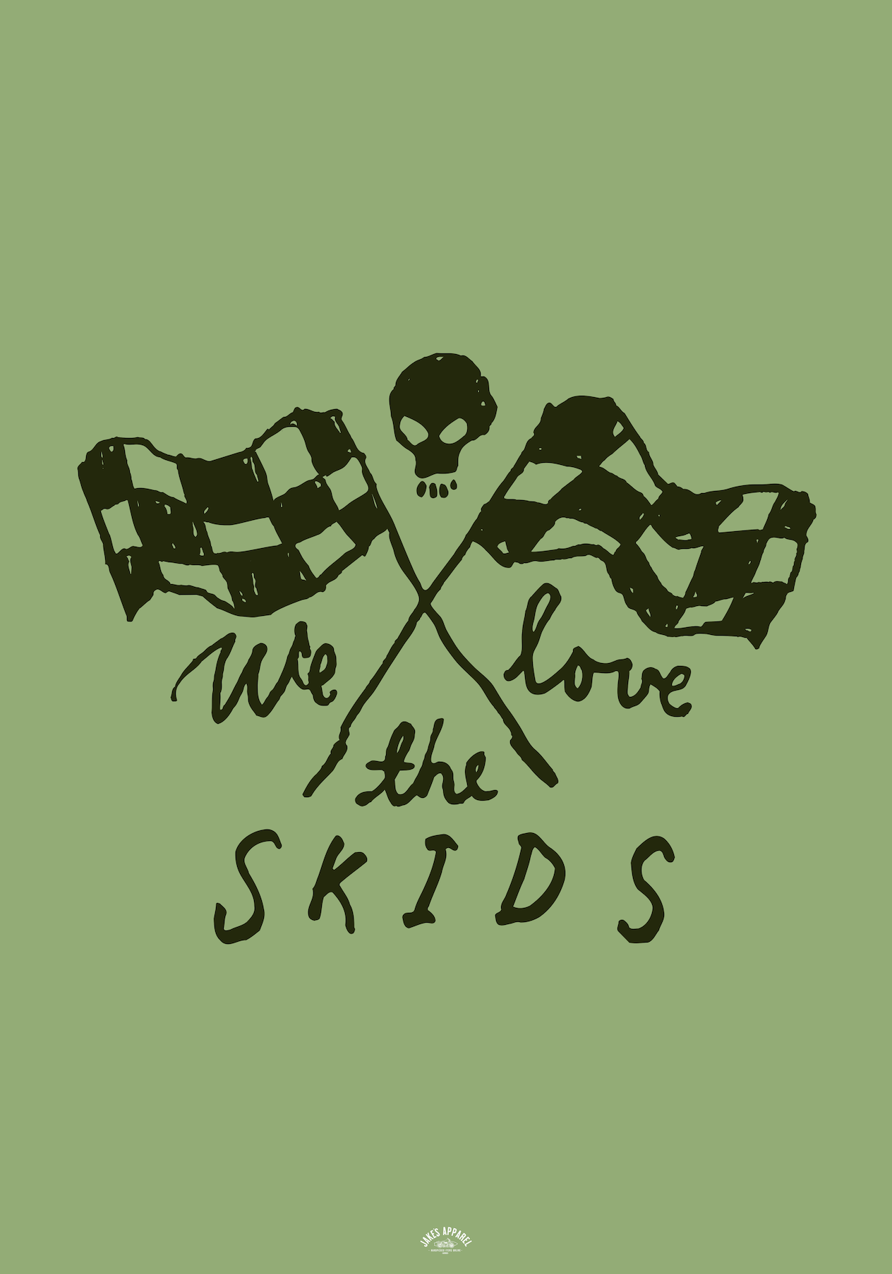 Plakat 35x50 cm - DEUS "Love the skids"