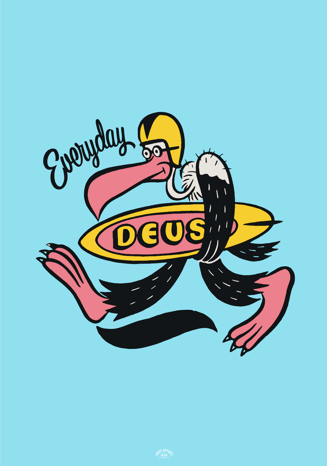 Plakat 35x50 cm - DEUS "everyday surf"