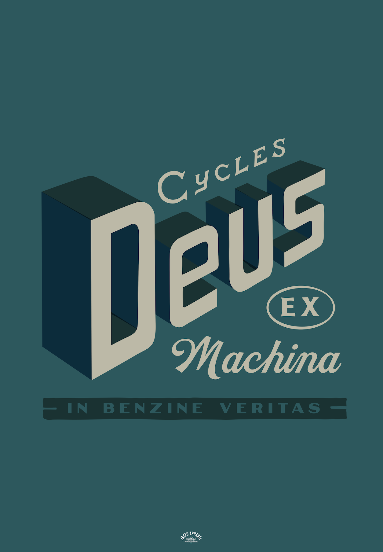 Poster 35x50 cm - DEUS"Veritas"