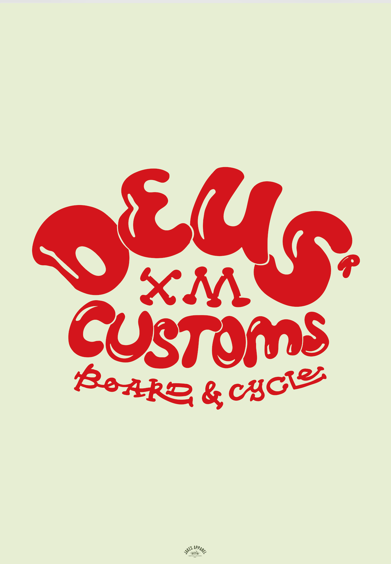 Poster 35x50 cm - DEUS XM CUSTOMS"BOARD & CYCLE"