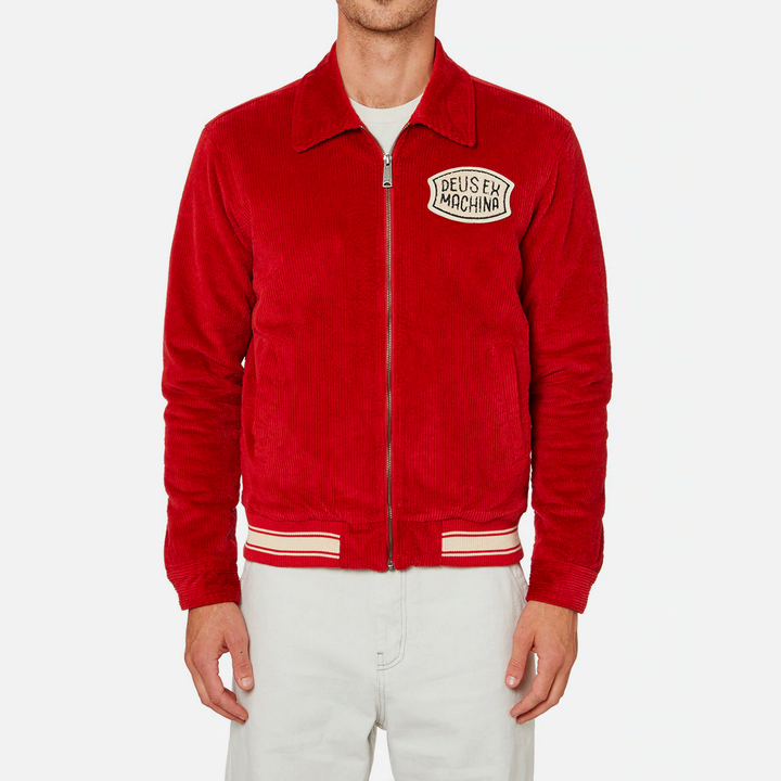 DEUS EX MACHINA - Lennon Cord Bomber - Ribbon Red 2