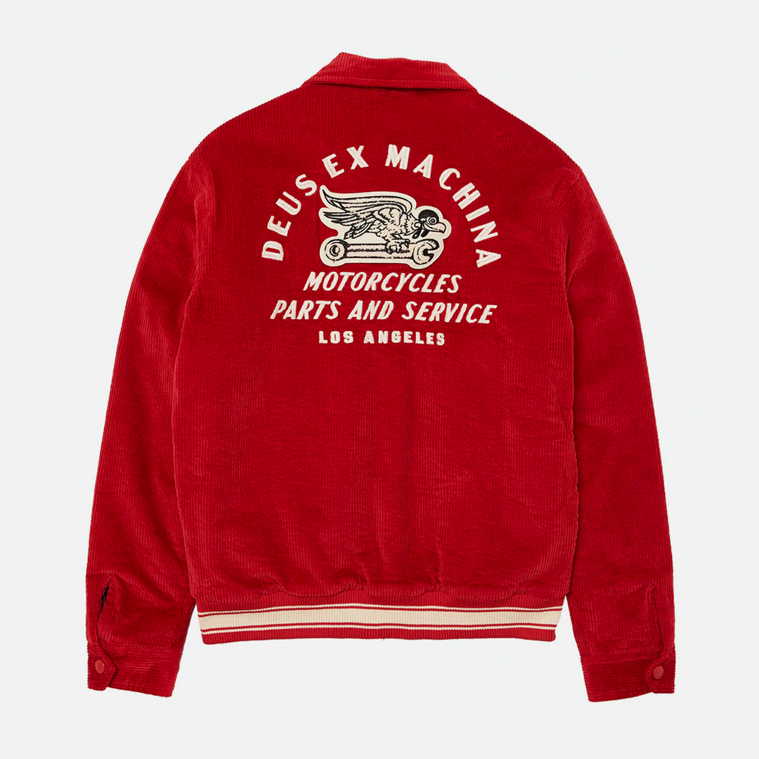 DEUS EX MACHINA - Lennon Cord Bomber - Ribbon Red 2