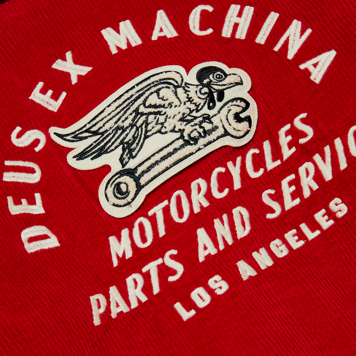 DEUS EX MACHINA - Lennon Cord Bomber - Ribbon Red 2