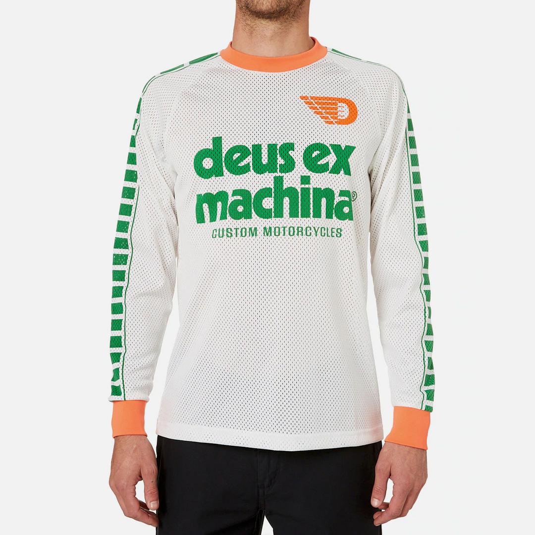 DEUS EX MACHINA - Ventura Moto Jersey - Green Combo