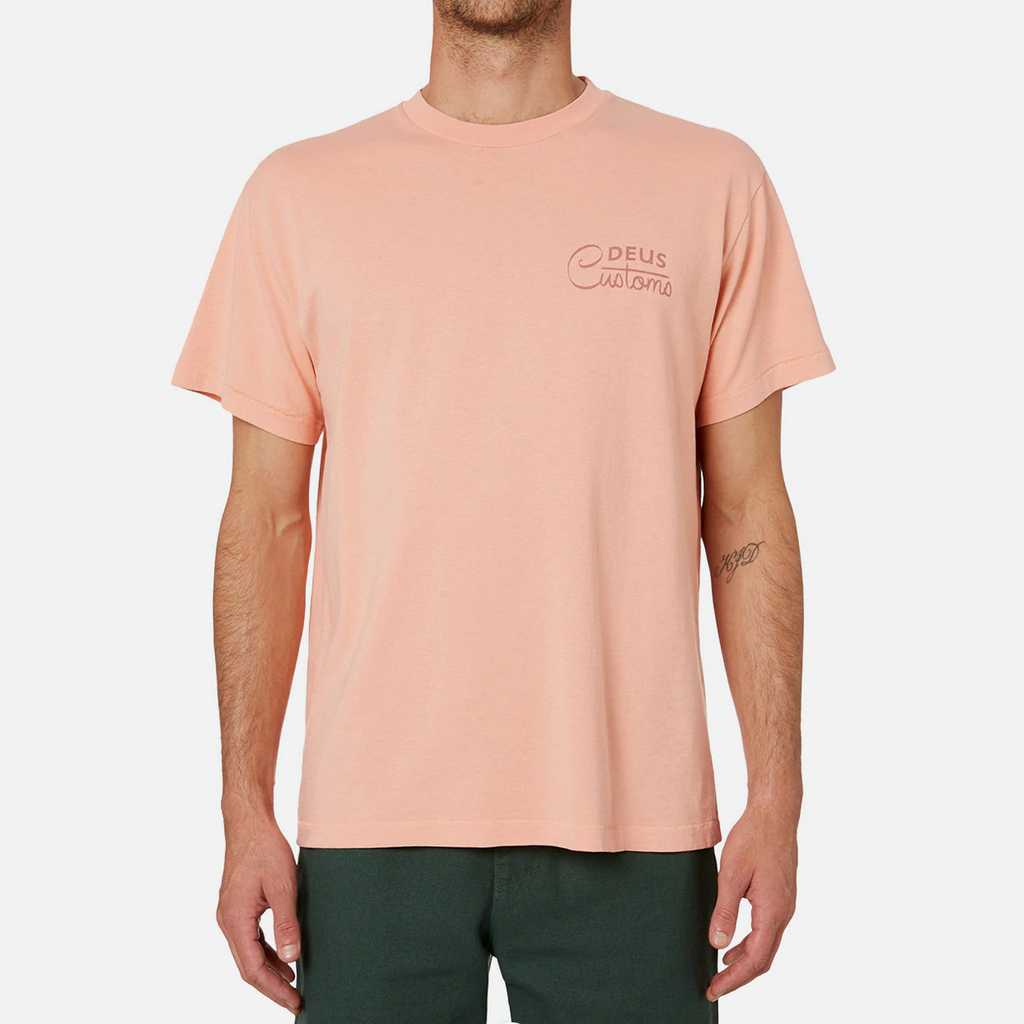 Deus Ex Machina - Balance Tee - Coral Pink