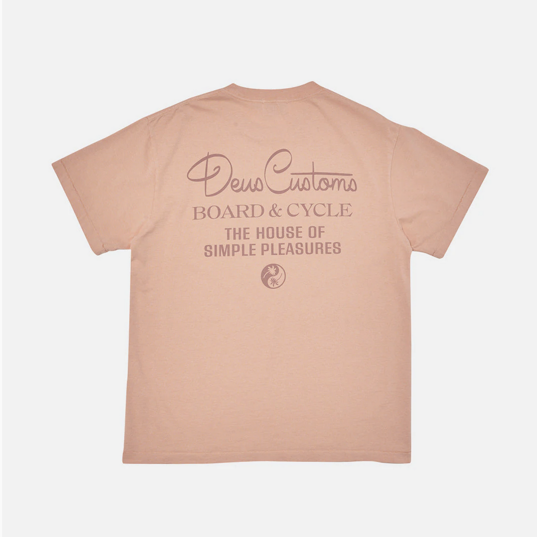 Deus Ex Machina - Balance Tee - Coral Pink