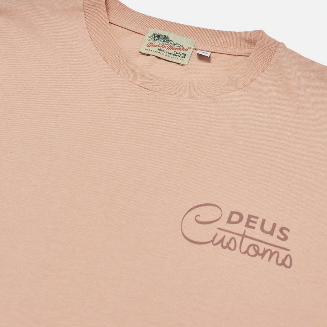 Deus Ex Machina - Balance Tee - Coral Pink