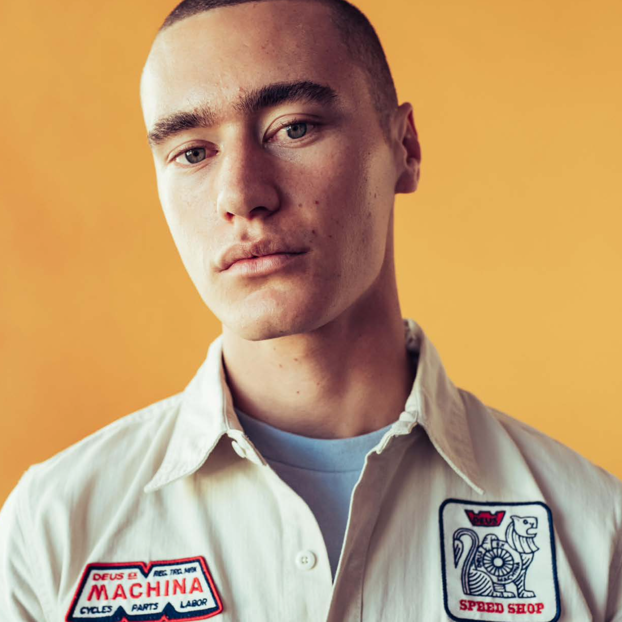 DEUS EX MACHINA - Speed Shop Shirt - Dirty White