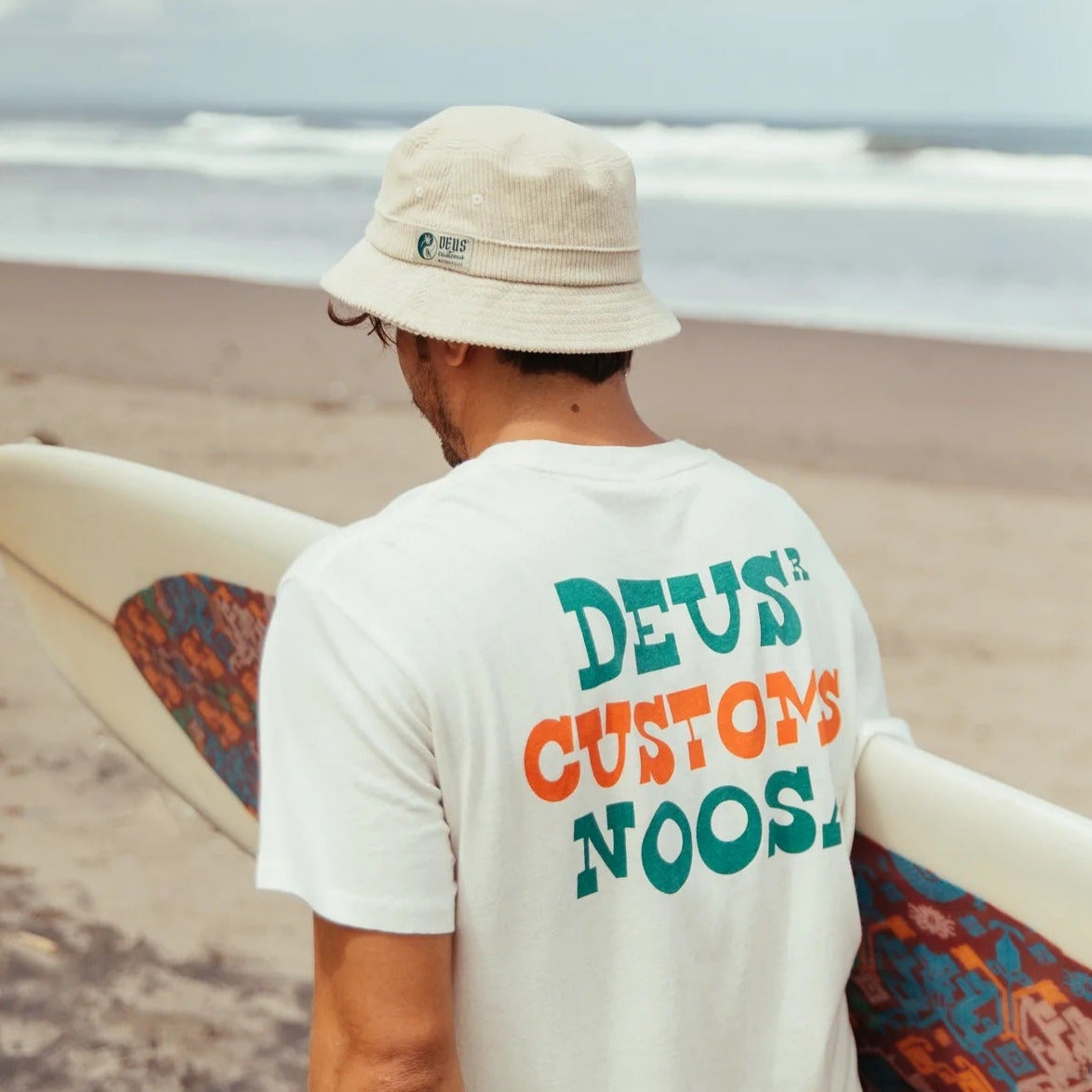 Deus Ex Machina - WIZ BANG TEE - VINTAGE WHITE