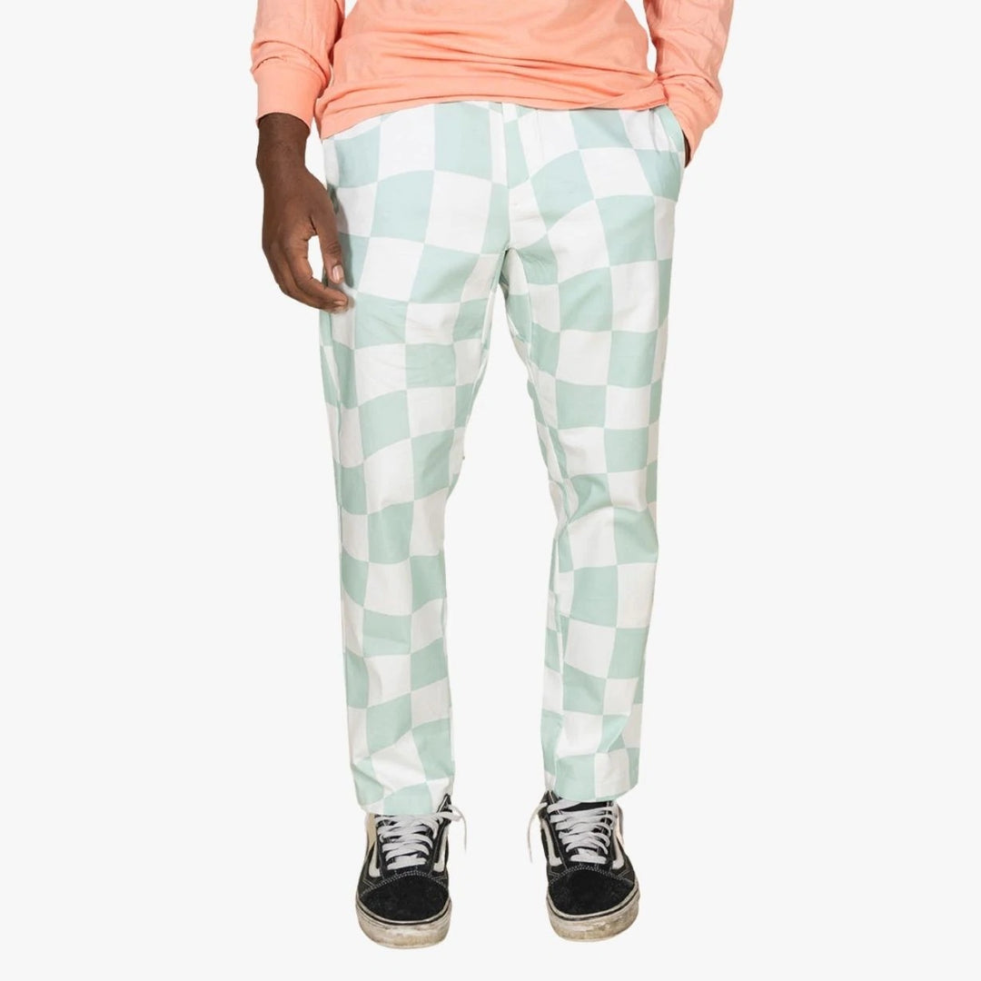 DUVIN - Trousers - Checker Beach Pant