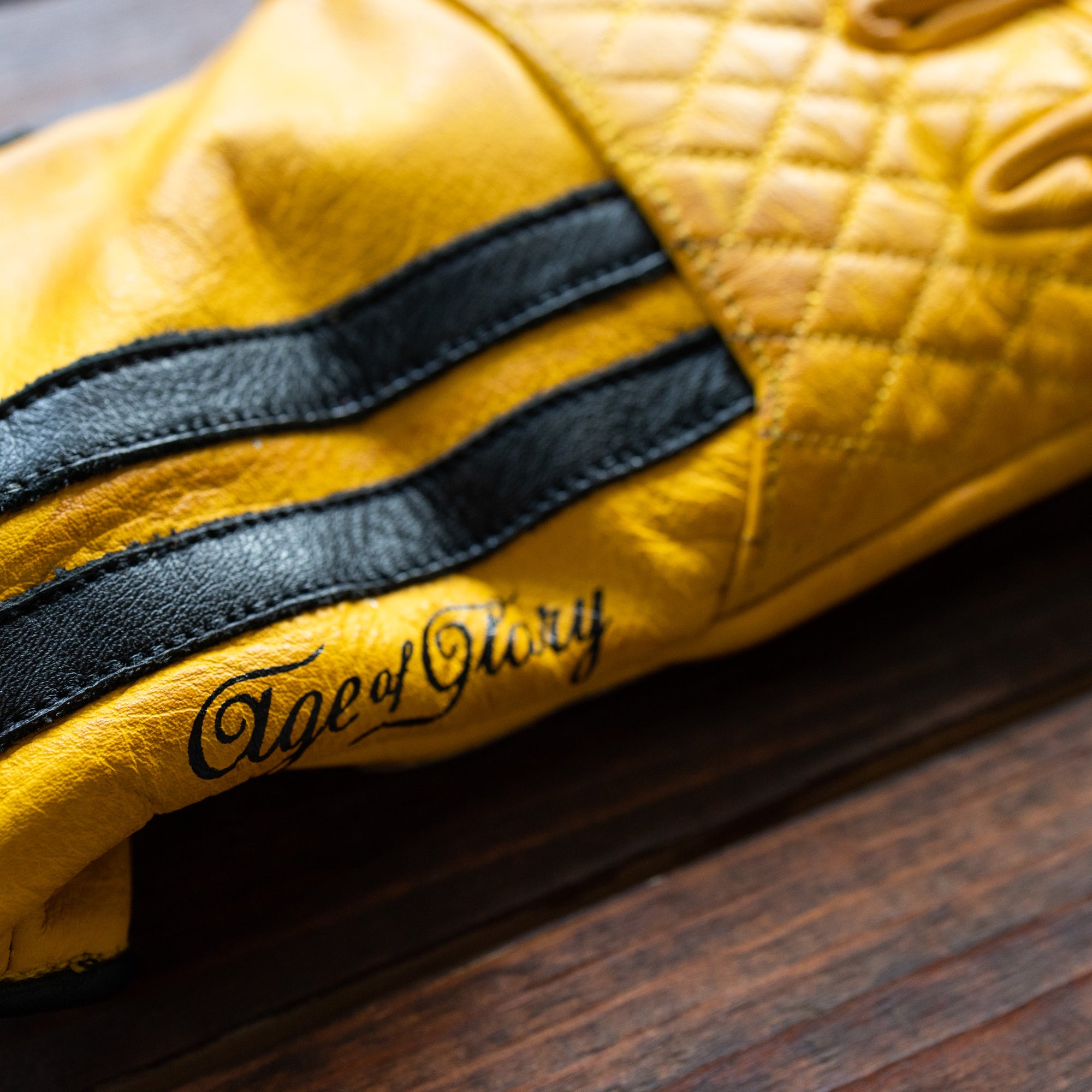Age of Glory - Handsker - Gul/Sort - Miles Leather Gloves