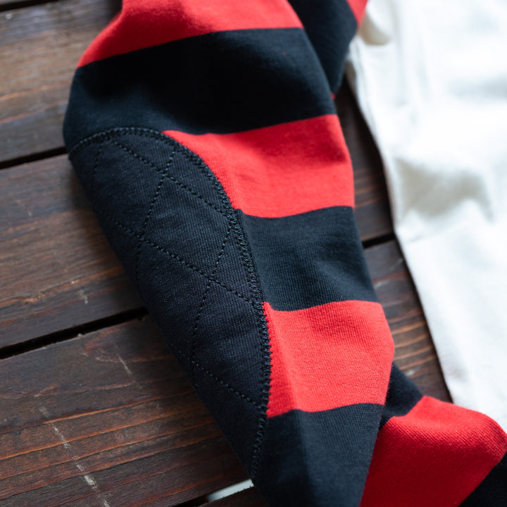 Age of Glory -  Rød/sort Team Stripes LS Tee