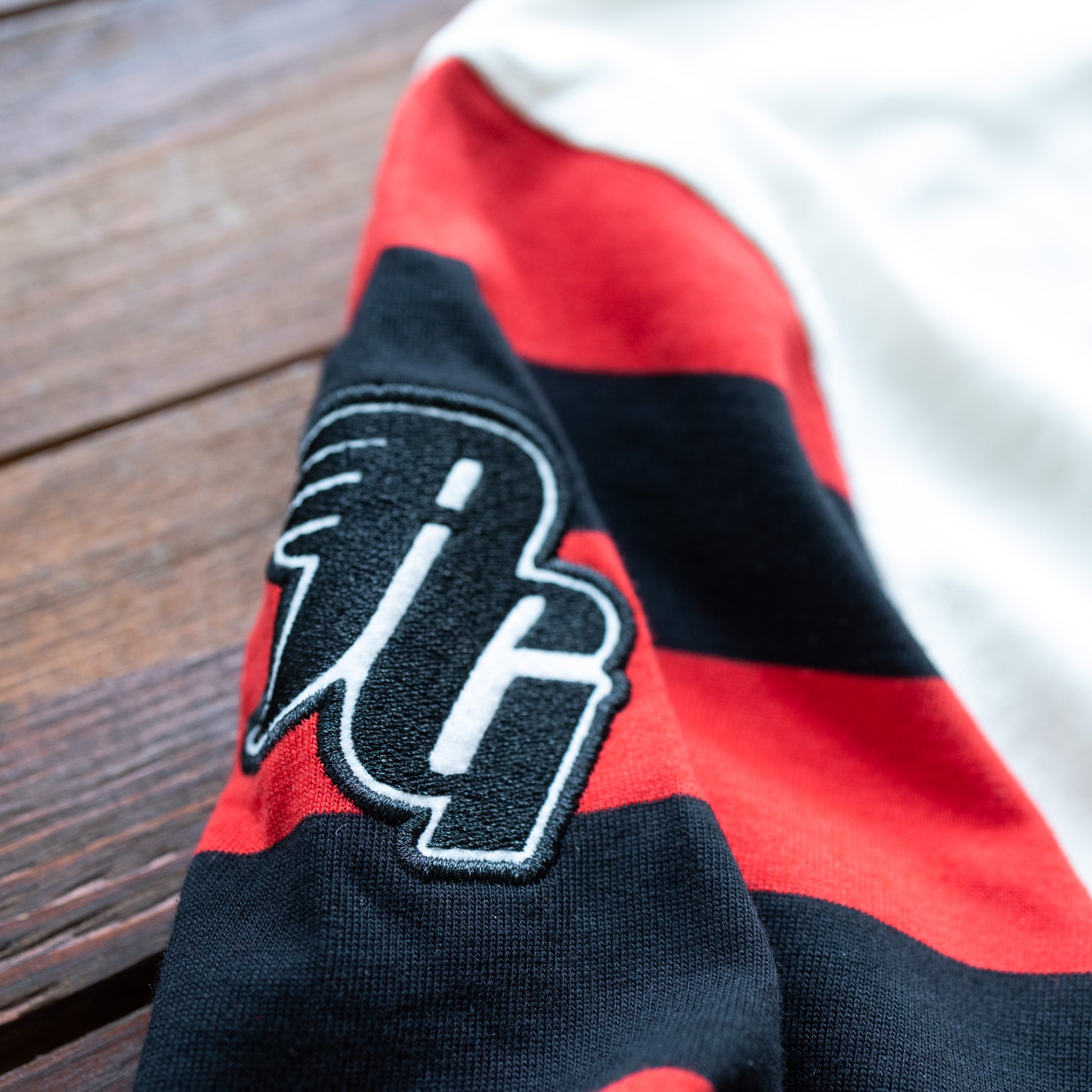 Age of Glory - Red/Black Team Stripes LS Tee