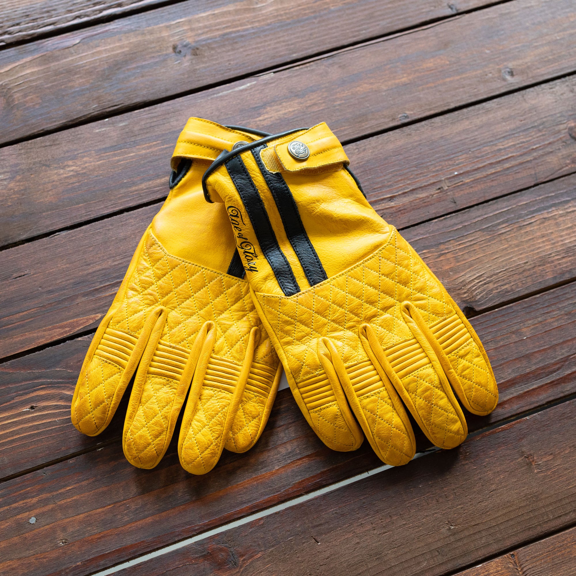 Age of Glory - Handsker - Gul/Sort - Miles Leather Gloves