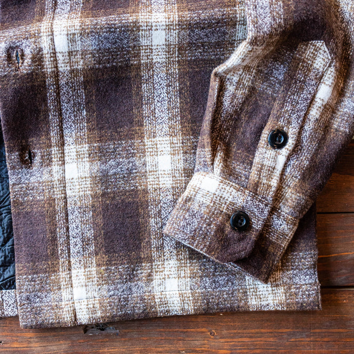 DEUS EX MACHINA - WOOL CHECK SHIRT - Brown Plaid