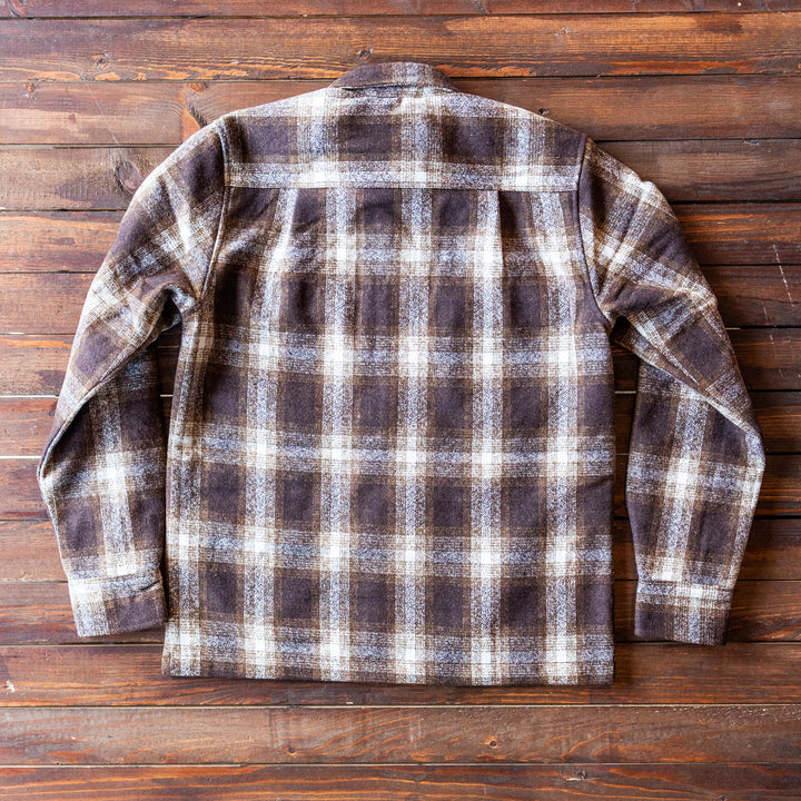 DEUS EX MACHINA - WOOL CHECK SHIRT - Brown Plaid