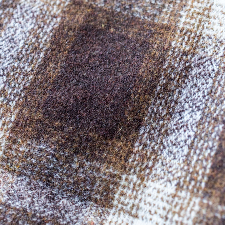 DEUS EX MACHINA - WOOL CHECK SHIRT - Brown Plaid