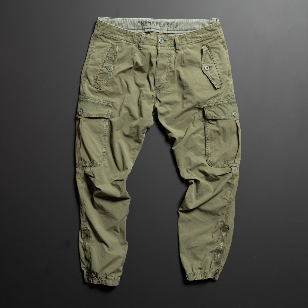 CHESAPEAKE'S - AVIATOR Cargo Pants - BROKE - Green