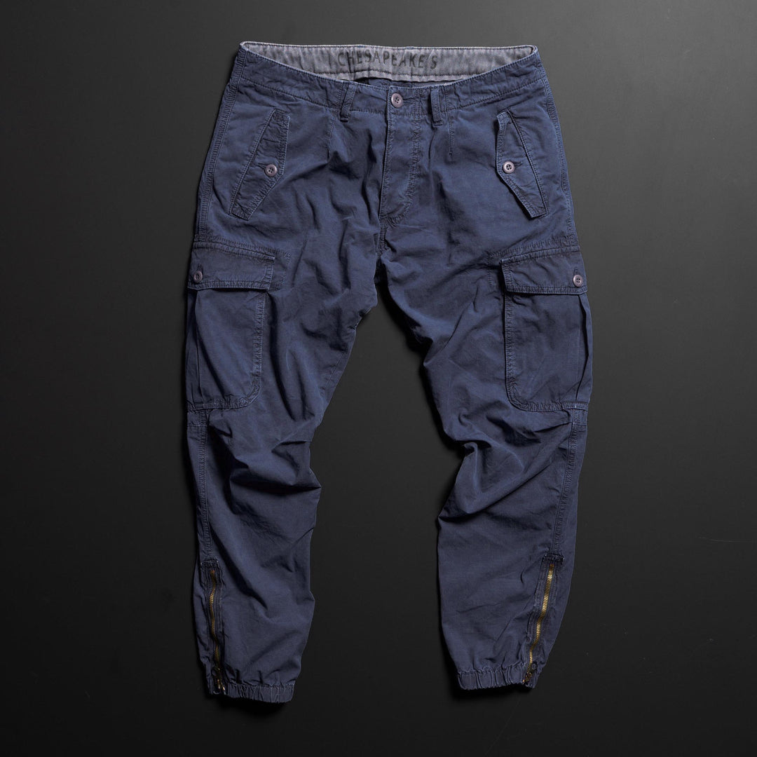 CHESAPEAKE'S - AVIATOR Cargo Pants - BROKE - NAVY blue
