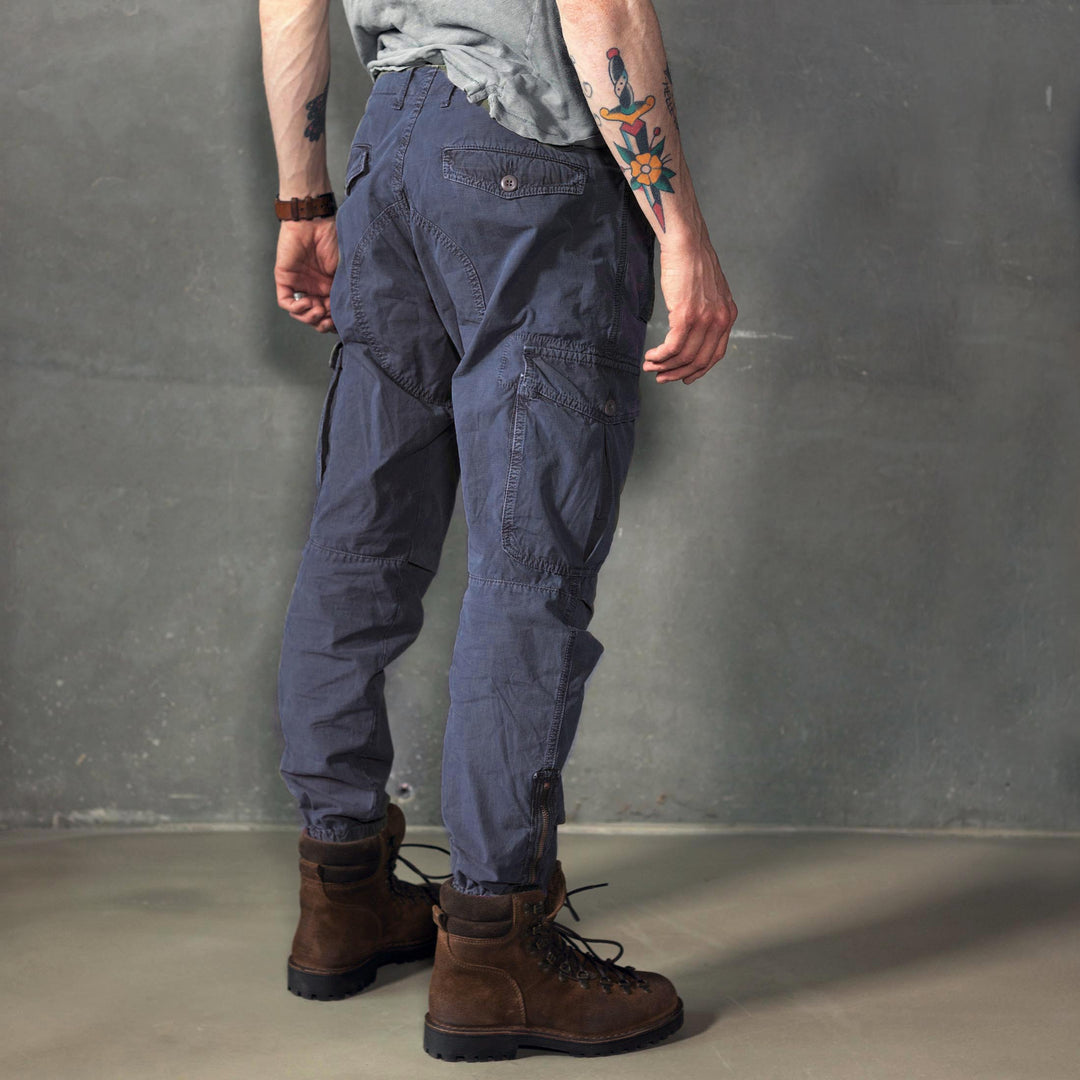 CHESAPEAKE'S - AVIATOR Cargo Pants - BROKE - NAVY blue