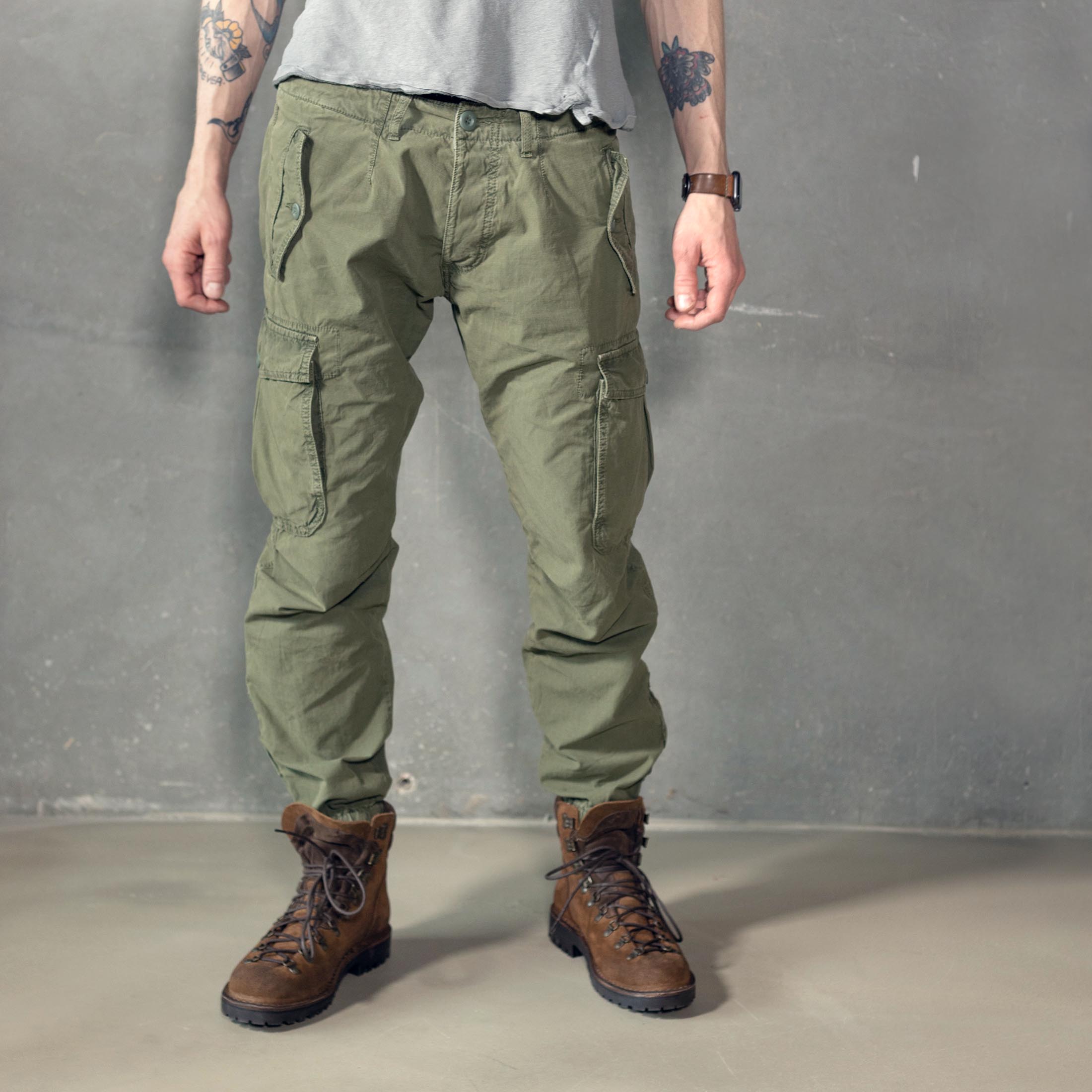 CHESAPEAKE'S - AVIATOR Cargo Pants - BROKE - Green