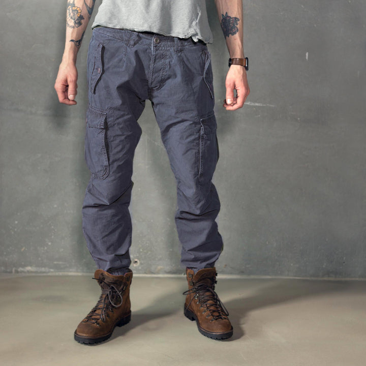 CHESAPEAKE'S - AVIATOR Cargo Pants - BROKE - NAVY blue