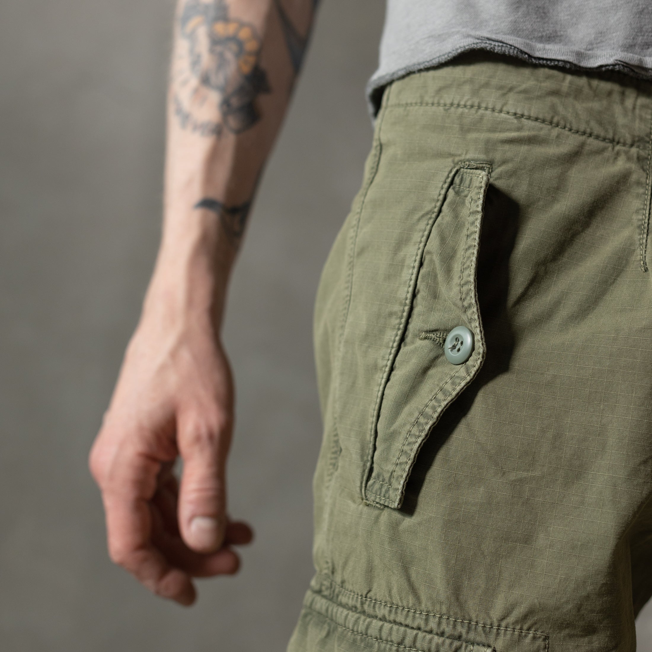 CHESAPEAKE'S - AVIATOR Cargo Pants - BROKE - Green