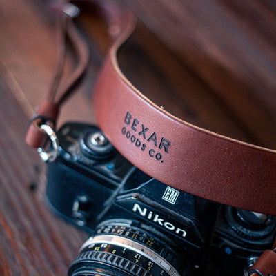 BEXAR GOODS - Camera strap - dark leather
