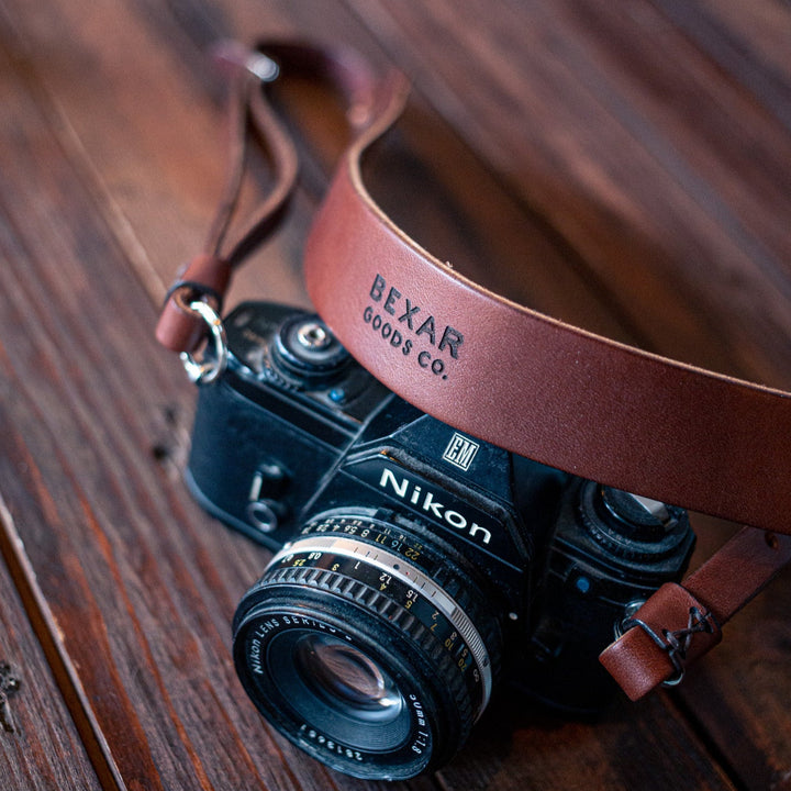 BEXAR GOODS - Camera strap - dark leather