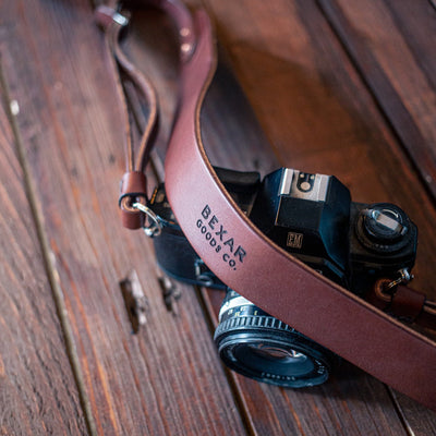 BEXAR GOODS - Camera strap - dark leather