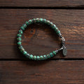 Black Pearl Creations - Armbånd - Heishi African Turquoise Stone